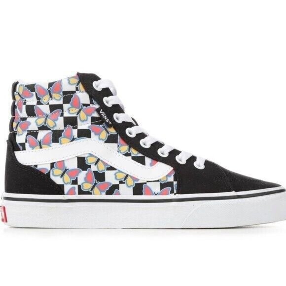 VANS Filmore Butterfly Checkerboard High Top Skate US Women's 5.5 - Picture 2 of 9